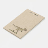 Post-it® Dinosaure crétacé Tyrannosaurus rex Post-it Note (Incliné)