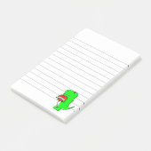 Post-it® Dinosaure Jour des Valentines (Incliné)