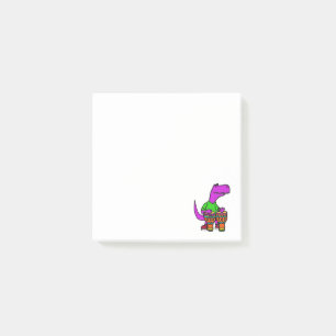 Post-it® Dinosaure mignon de T-rex jouant des tambours de