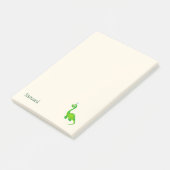 Post-it® Dinosaure préhistorique avec le nom (Incliné)