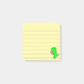 Post-it® Dinosaure Vert Aime Football Linked 3x3 (Devant)