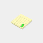 Post-it® Dinosaure Vert Aime Football Linked 3x3 (Incliné)