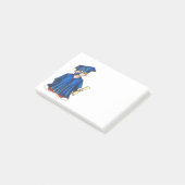 Post-it® Diplôme de Casquette bleu pour diplômés Favoriser (Incliné)