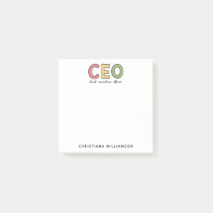Post-it® Directeur général Directeur général Boss Gig