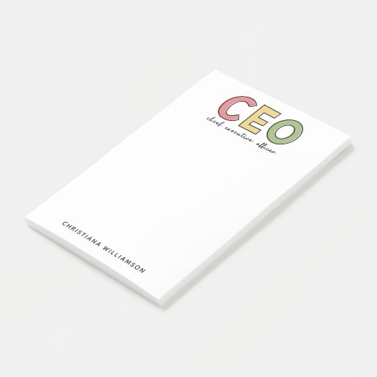 Post-it® Directeur général Directeur général Boss Gig (Incliné)