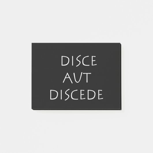 Post-it® Disce aut disceder (Devant)