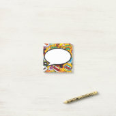 Post-it® Discours moderne Bubble Funny Comique Livre (Sur un bureau)