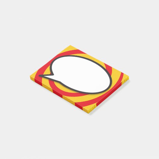 Post-it® Discours moderne Bubble Funny Comique Livre (Incliné)