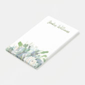 Post-it® Disposition de ressort - bouquet d'aquarelle (Incliné)