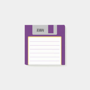 Post-it® Disque dur rétro nom personnalisé, Y2K et années 9