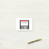 Post-it® Disquette Pixel art (Sur un bureau)