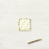 Post-it® Distressed Chien Paw Traces Voix Bubble (Sur un bureau)