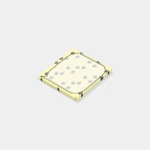 Post-it® Distressed Chien Paw Traces Voix Bubble (Incliné)
