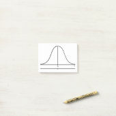 Post-it® Distribution normale avec ligne X/M (M) (Sur un bureau)