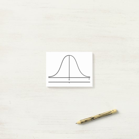 Post-it® Distribution normale avec ligne X/M (M) (Sur un bureau)