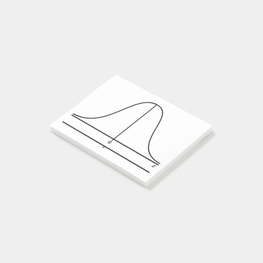 Post-it® Distribution normale avec ligne X/M (M) (Incliné)