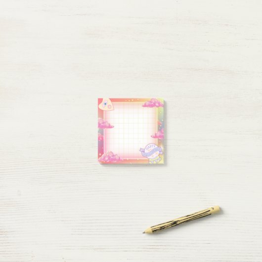 Post-it® Divinité Pastel Halloween (Sur un bureau)