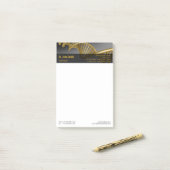 Post-it® DNA Strand Professional Medical Gold Luxury (Sur un bureau)