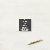 Post-it® do more of what makes you happy (Sur un bureau)