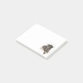 Post-it® Doberman Chien oreilles naturelles (Incliné)