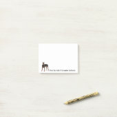 Post-it® Doberman Pinscher Personnaliser les notes (Sur un bureau)