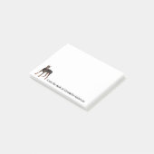 Post-it® Doberman Pinscher Personnaliser les notes (Incliné)