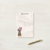 Post-it® Doberman Pinscher Pirate (Sur un bureau)