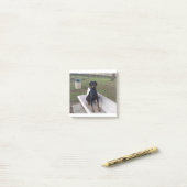 Post-it® doberman pinting (Sur un bureau)