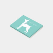 Post-it® Dobermann Pinscher Chien Chien Puppy Dobie (Incliné)