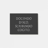 Post-it® Docendo disco scribendo cogito (Devant)