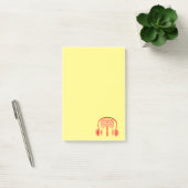 Post-it® Docteur Cerveau Tissue à l'écoute de la musique (Bureau)