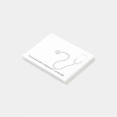 Post-it® Docteur Stethoscope Thème Sticky Notepads (Incliné)