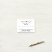 Post-it® Doctor's Office Your Next Appointment Reminder (Sur un bureau)