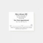 Post-it® Doctor's Office Your Next Appointment Reminder (Devant)