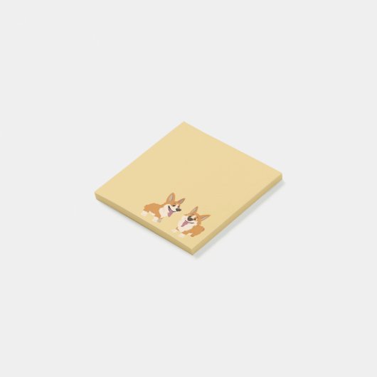 Post-it® Dogs de Corgi (Incliné)