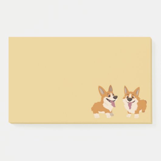 Post-it® Dogs de Corgi (Devant)