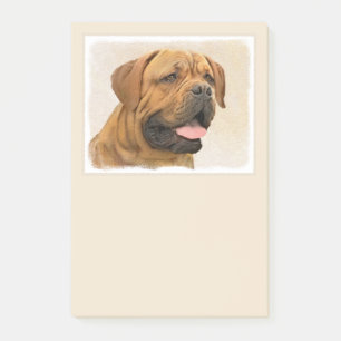 Post-it® Dogue de Bordeaux Peinture - Cute Original Chien A