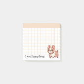 Post-it® Doing Great French Bulldog (Devant)