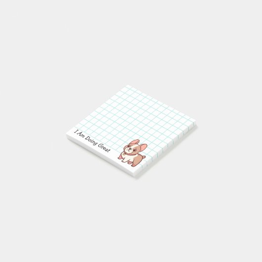 Post-it® Doing Great French Bulldog (Incliné)