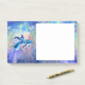 Post-it® Dolphin Post it Notes Dolphins Couple Notes (Sur un bureau)