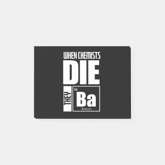 Post-it® Don de scientifique | Chimie (Devant)