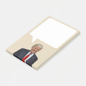 Post-it® Donald Trump dit le Président Speech Bubble des (Incliné)