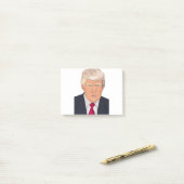 Post-it® Donald Trump font face (Sur un bureau)
