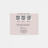 Post-it® Donation Collection conseil pot ajouter votre q r (Devant)