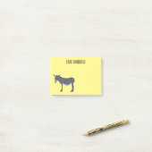 Post-it® Donkey cartoon (Sur un bureau)