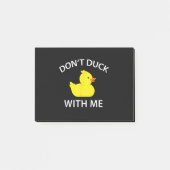 Post-it® Dont Canard Avec Moi Drôle Canard En Caoutchouc (Devant)