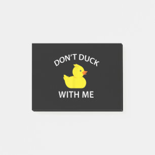 Post-it® Dont Canard Avec Moi Drôle Canard En Caoutchouc