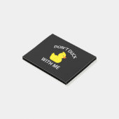 Post-it® Dont Canard Avec Moi Drôle Canard En Caoutchouc (Incliné)