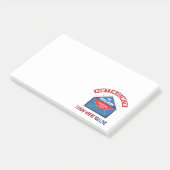 Post-it® Dont Mess avec l'Humour Mailman (Incliné)