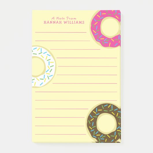Post-it® Donut Cute Enfant Donuts (Devant)